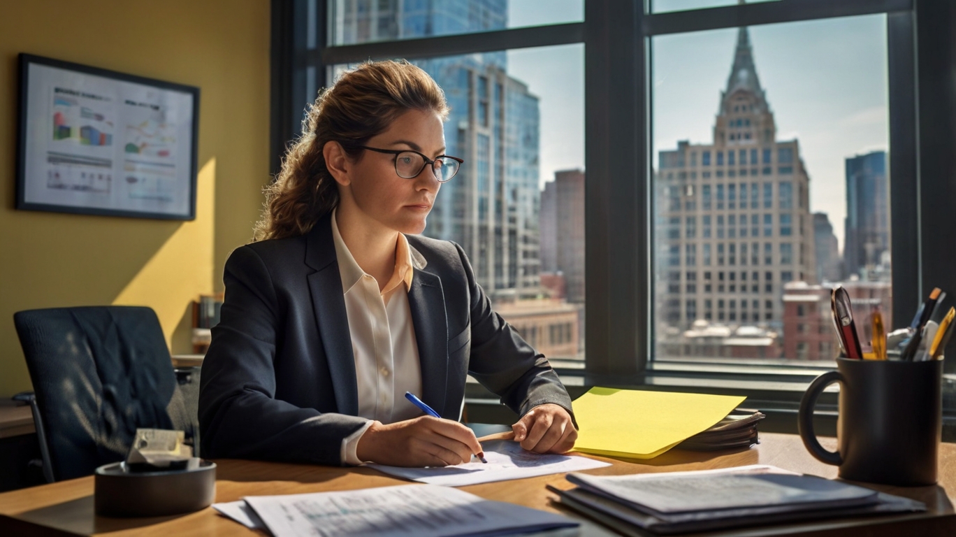 Équipe de comptables professionnels